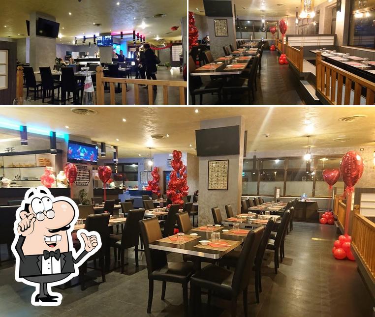 Gli interni di Samurai Sushi