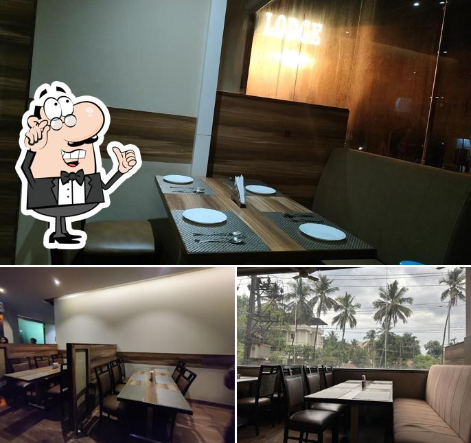 Take a seat at one of the tables at High On 66 Family BAR & RESTAURANT