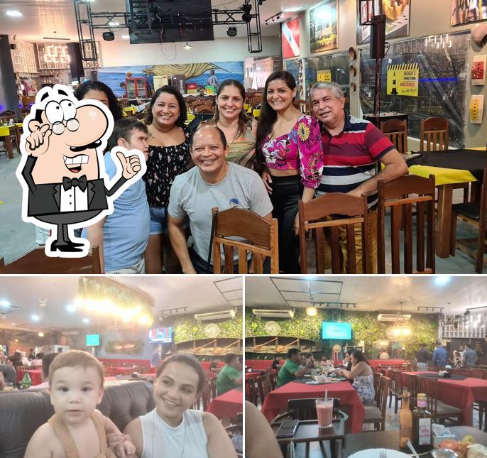 O interior do Peixaria e Restaurante Sabor Mister