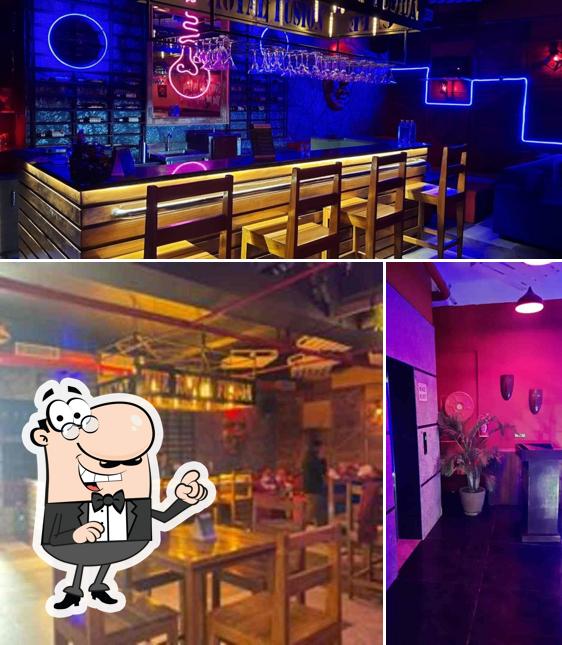 The interior of The Royal Fusion (TRF Lucknow)