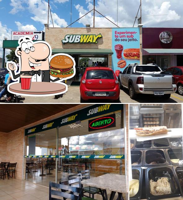 Hambúrguer em Subway