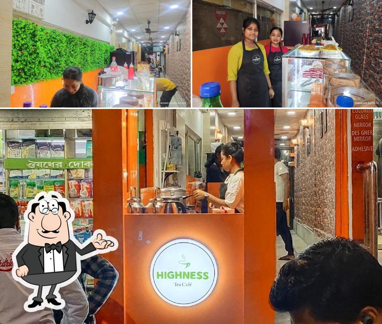 Take a seat at one of the tables at -