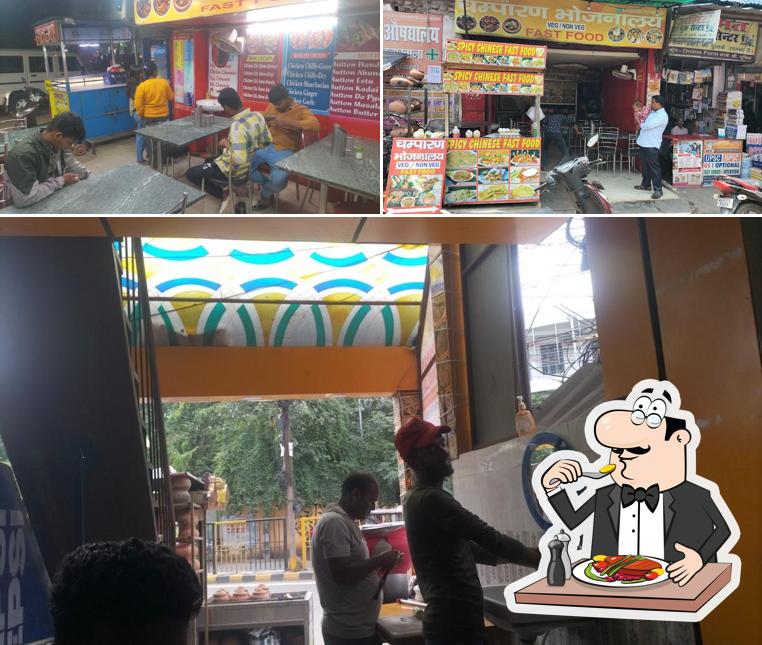 Champaran Bhojnalaya is distinguished by food and interior