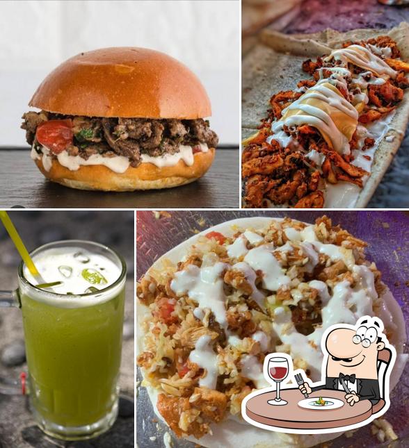 Pulled pork sandwich at Yummy Tacos Shawarma Spot