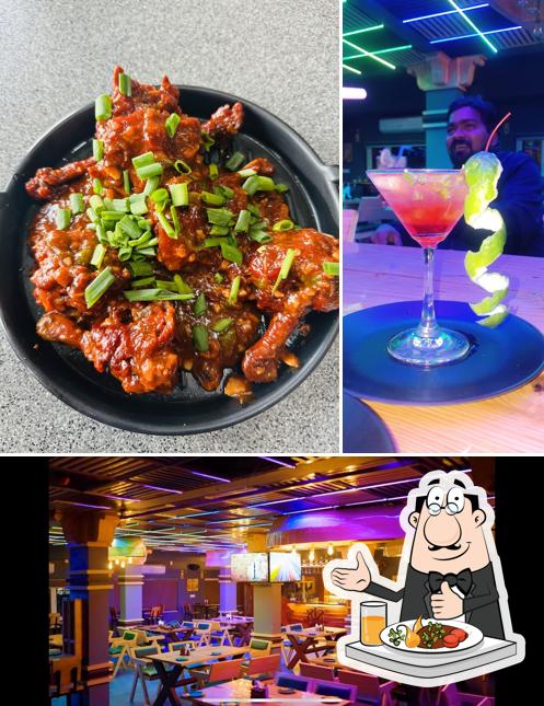 Among various things one can find food and interior at Skybar - Rooftop Bar