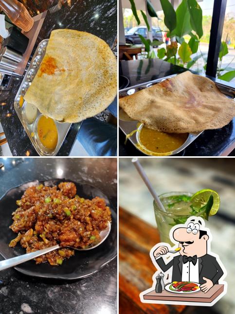 Masala dosa at Dwaraka Vegetarian Restaurant