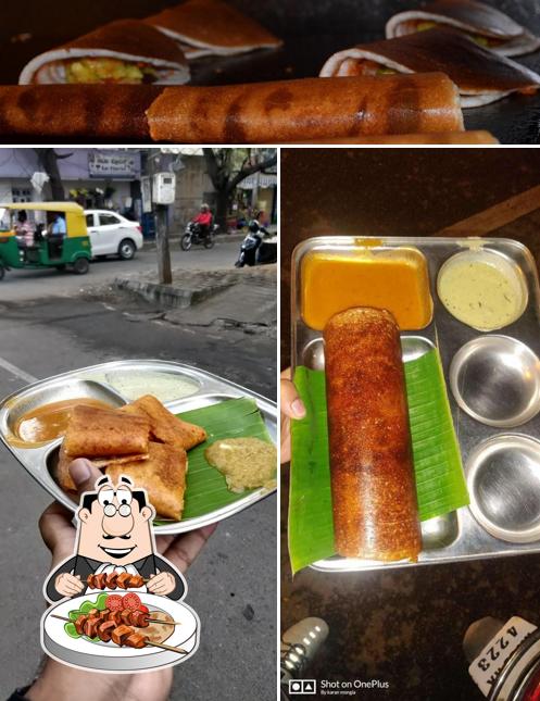 Food at Om Sai Skanda Dosa Camp