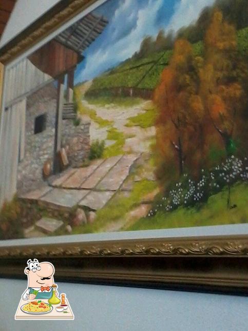 Comida em Restaurante Talharim