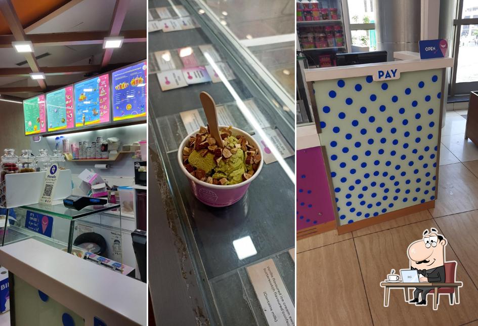 Check out how Baskin Robbins looks inside