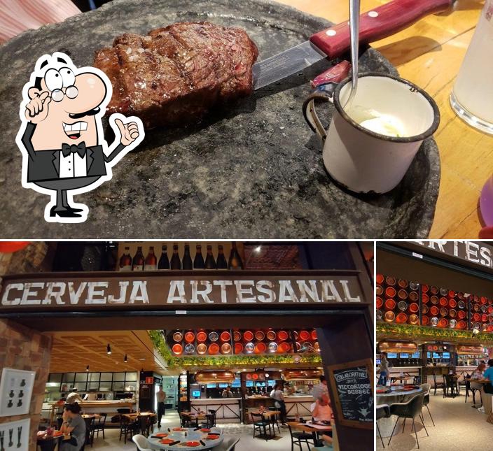 Esta é a foto ilustrando interior e comida no Cozinha de Fogo Wals - BH Shopping