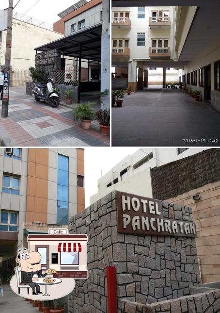 Enjoy the view outside Panchratan Veg Restaurant