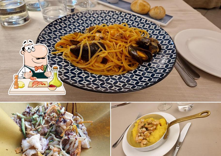 Gamberetti e grana al La Pergola