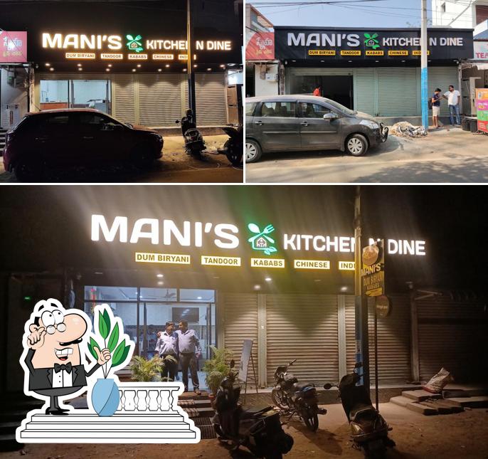 The exterior of MANI'S KITCHEN N DINE