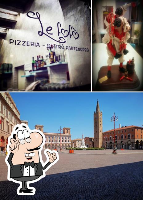 Tra le diverse cose da Le Fofò pizzeria bistrot si possono trovare la interni e esterno