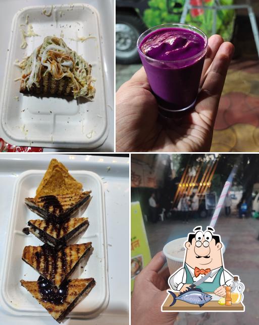 Grilled salmon at Hunger Window