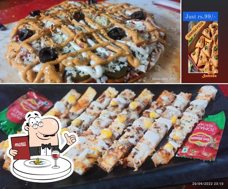 Food at The ultimate sandwich station