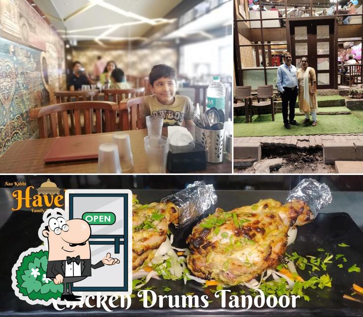 Enjoy the view at the outside area of Aao Kabhi Haveli Pe Restaurant