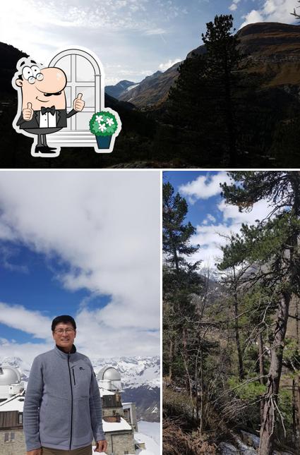 Goditi la vista dagli esterni di Restaurant Ritti