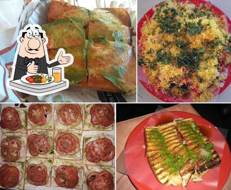 Food at Raju Sandwich Corner