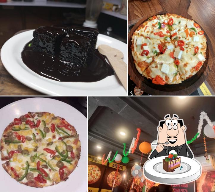 Chocolate cake at The Pizza Home