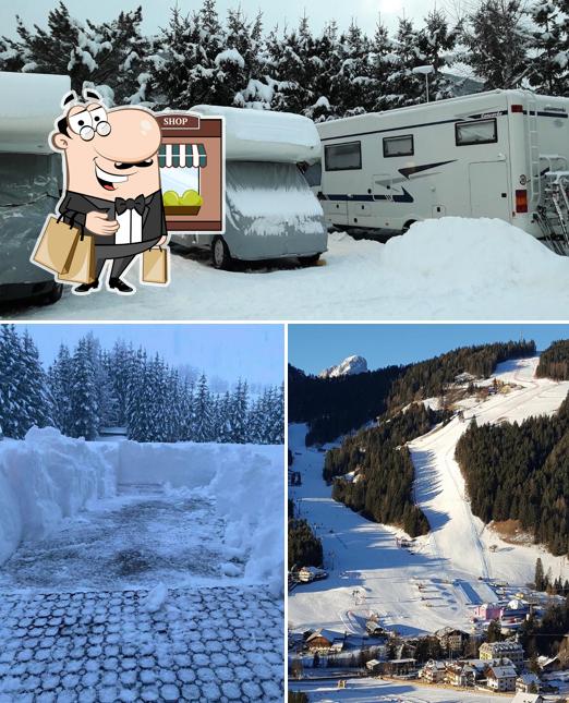 Curiosa tra l'area esterna di Ritterkeller Area Camper Stellplatz