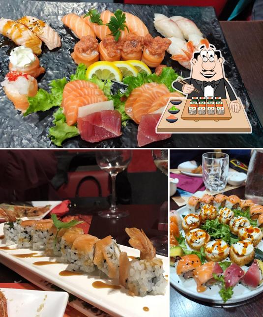 Scegli le varie opzioni di sushi