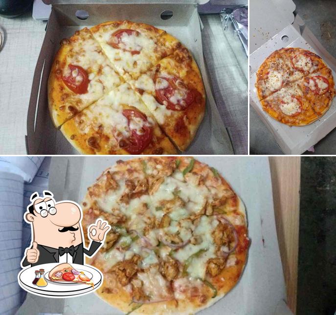Order different types of pizza