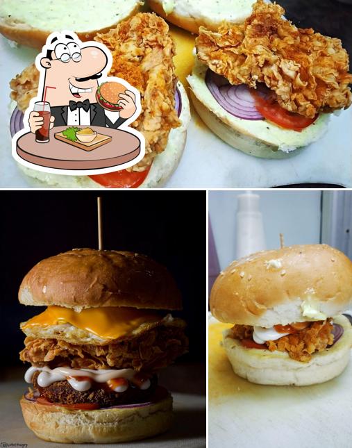 Try out a burger at Catchuup Restaurant