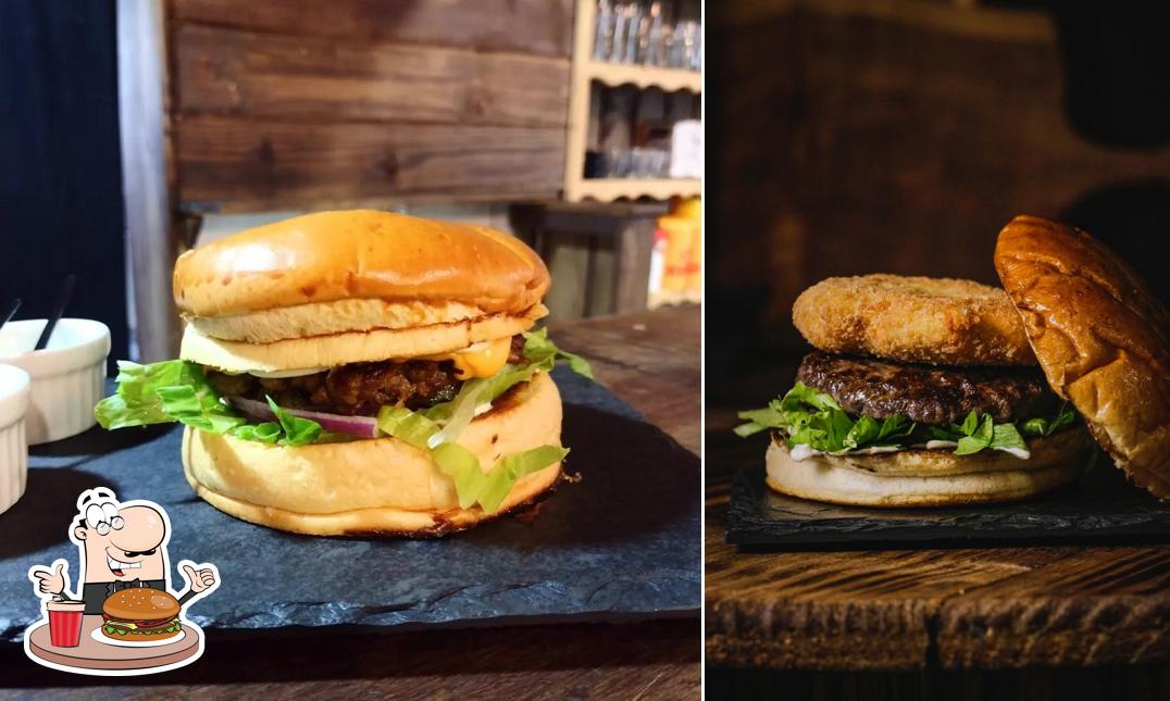 Os hambúrgueres do BROTHERHOOD PUB irão saciar diferentes gostos