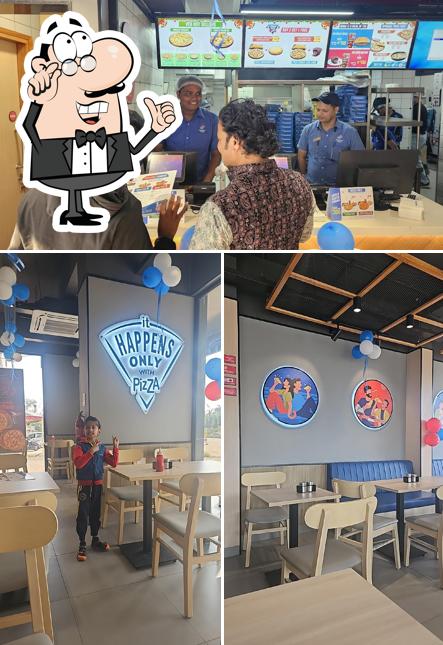 Check out how Domino's Pizza Bagmugaliya, Bhopal looks inside