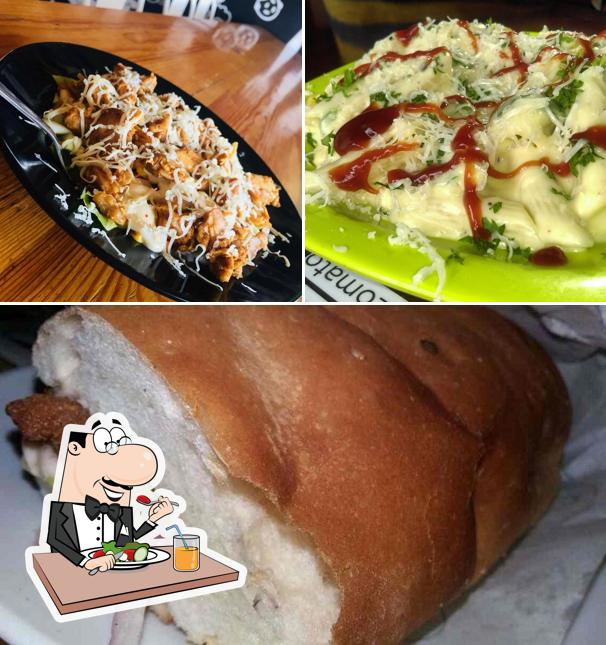 Food at Cafe Coffee Hutt