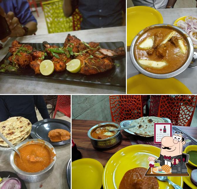 Meat meals are available at Shimla Dhaba