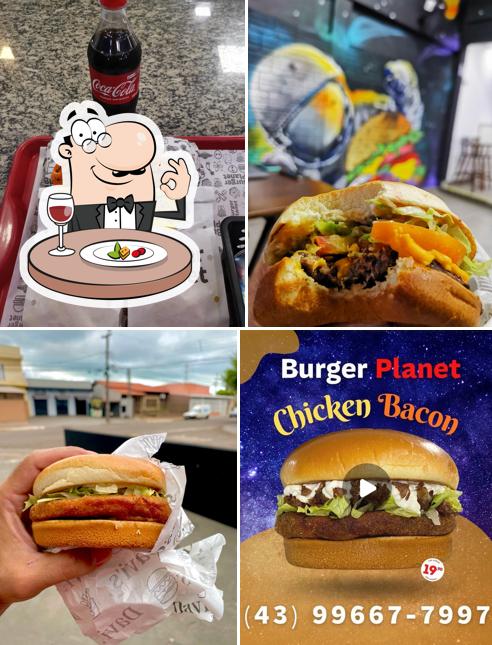 Comida em BURGER PLANET