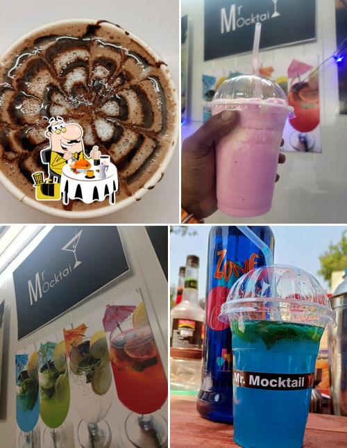 The restaurant's food and drink