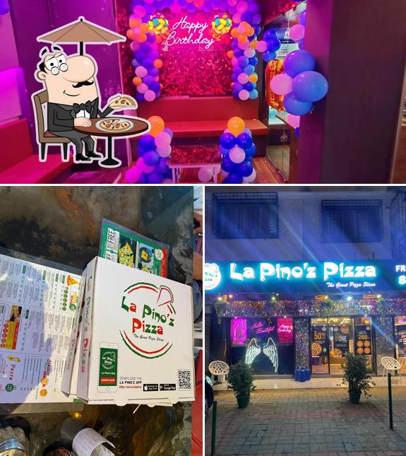 La Pino'z Pizza (Daman) is distinguished by exterior and birthday