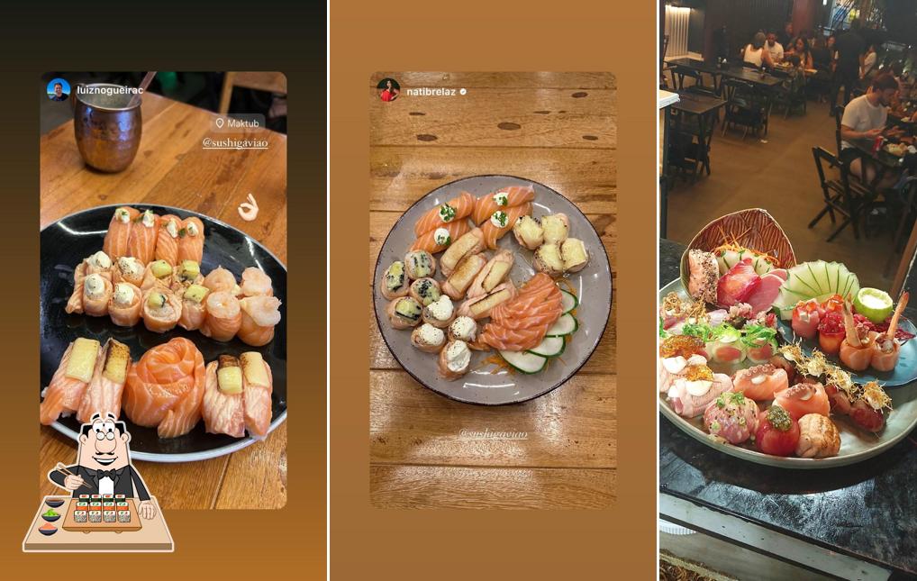 Presenteie-se com sushi no Sushi Gavião - Maktub