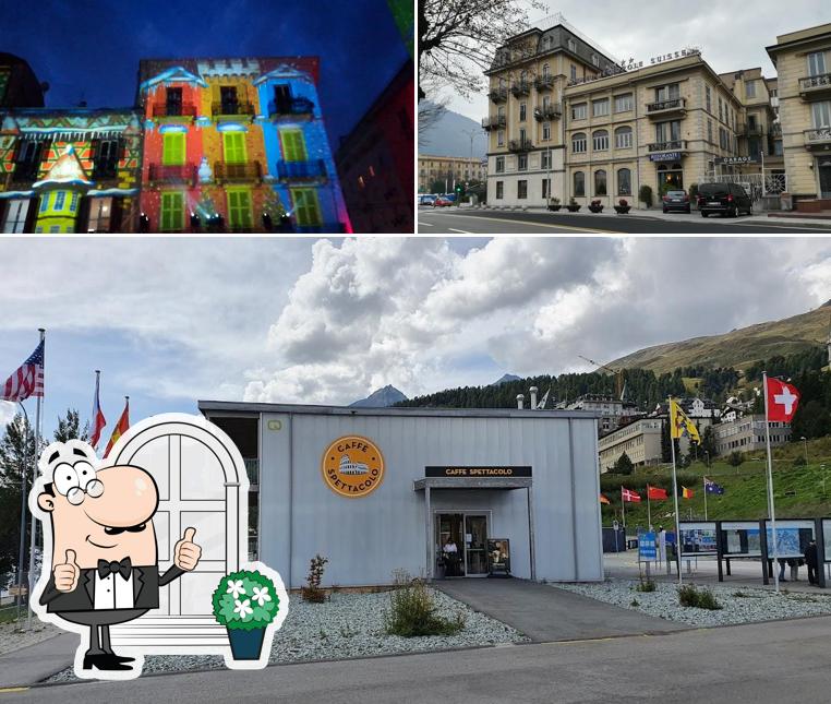 Guarda gli esterni di Caffè Spettacolo Sankt Moritz (Rhätische Bahn)