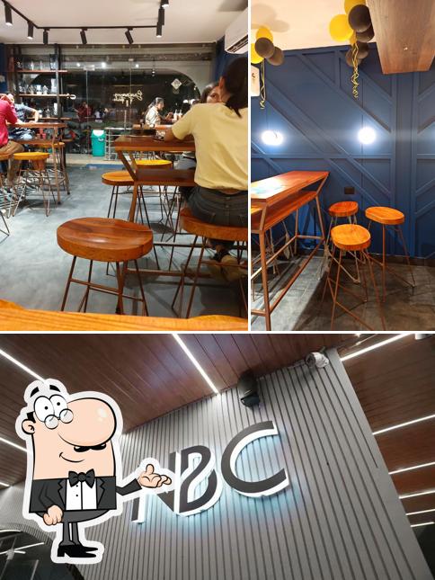 The interior of Nothing Before Coffee Cafe - Indore