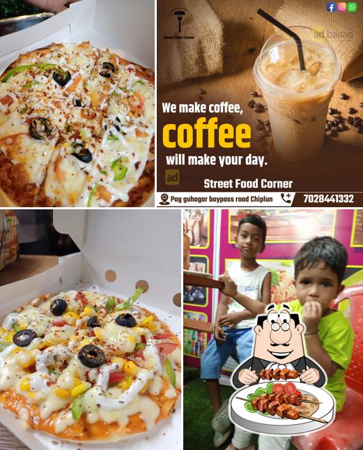 Meals at Street food corner