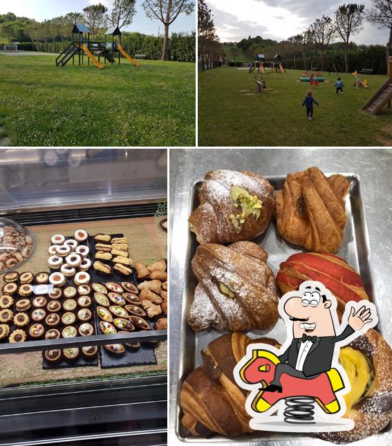 La immagine della area giochi e cibo di Caffè Michetti