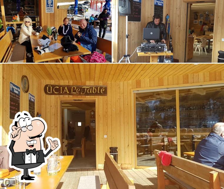 Gli interni di Le Table