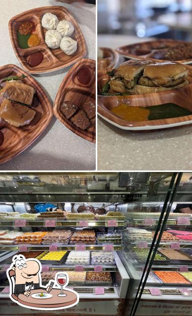 Food at Rajasthan Mishthan Bhandar