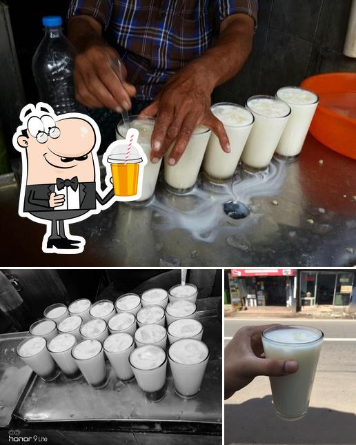 Enjoy a drink at Bhaskaran Milk Sarbat