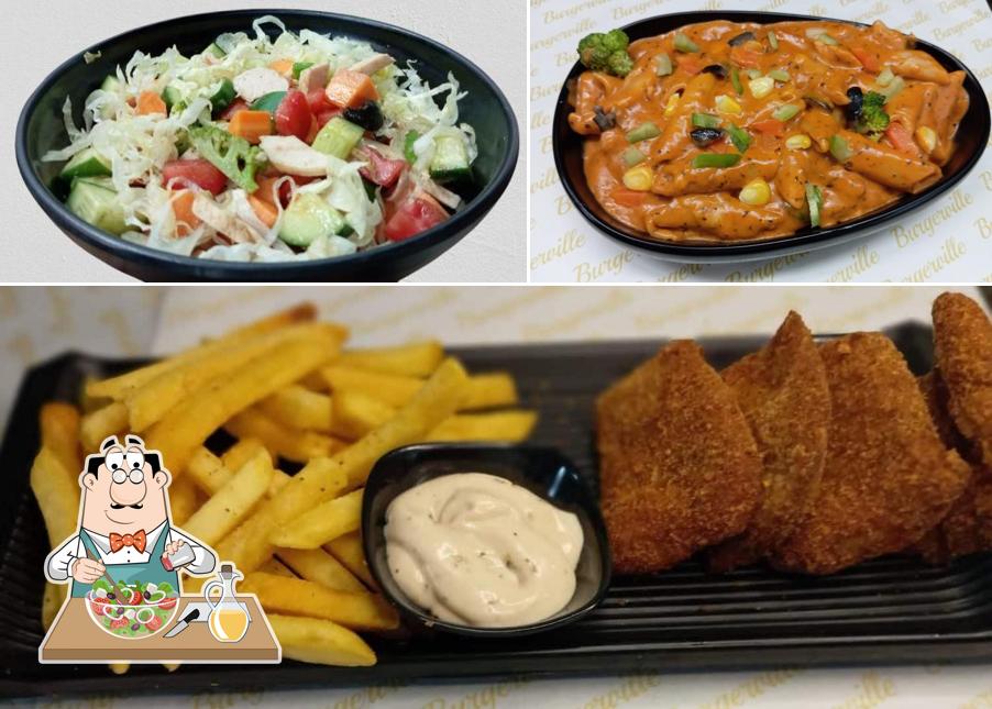 Greek salad at BURGERVILLE