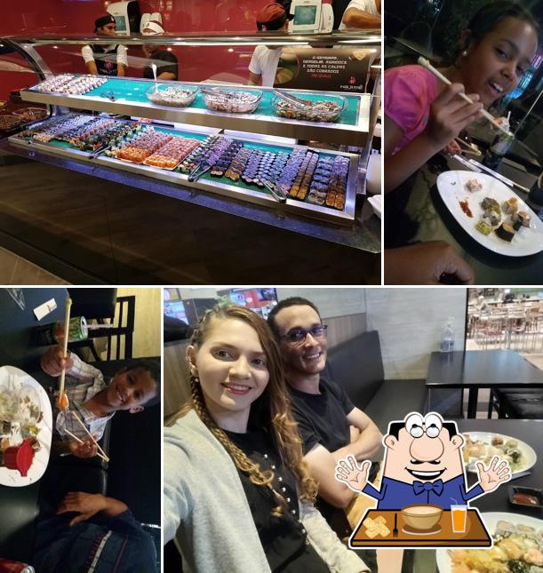 Sopa de moluscos em Hajimê Japanese Food