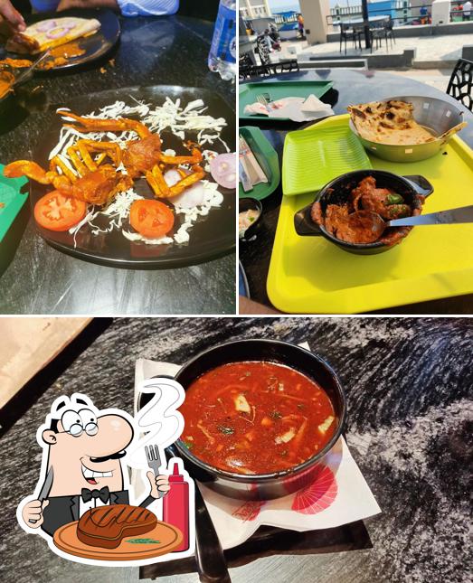 Pick meat meals at Sea Shore Food Court