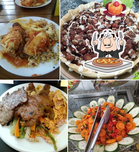 Experimente pizza no Restaurante Apetite