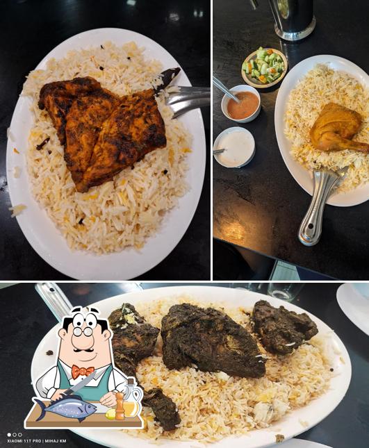 Grilled salmon at Al Raydan Kuzhi Mandhi vellimadukunnu