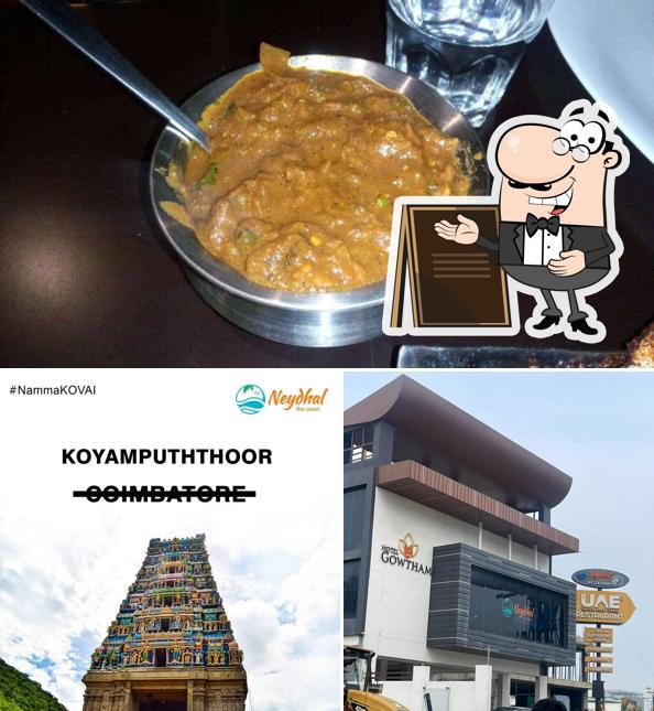 Among various things one can find exterior and food at Neydhal The Coast