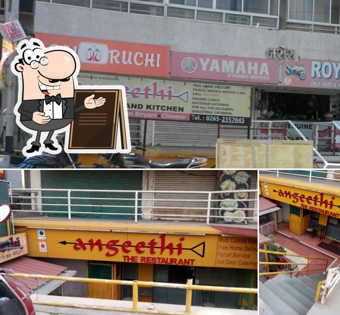 The exterior of Angeethi Restaurant & Kitchen